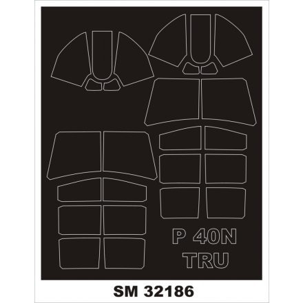 Montex P-40N (TRUMPETER) maszkoló