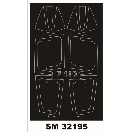 Montex F-100F Super Sabre (Trumpeter) maszkoló