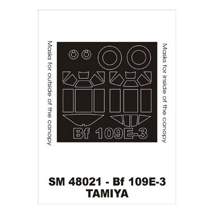 Montex Bf 109 E-3 (TAMIYA) maszkoló