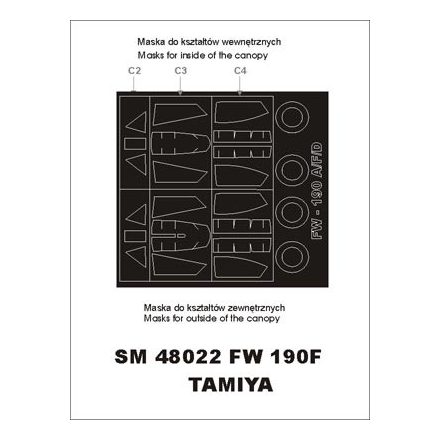 Montex Fw 190 F-8 (Tamiya) maszkoló