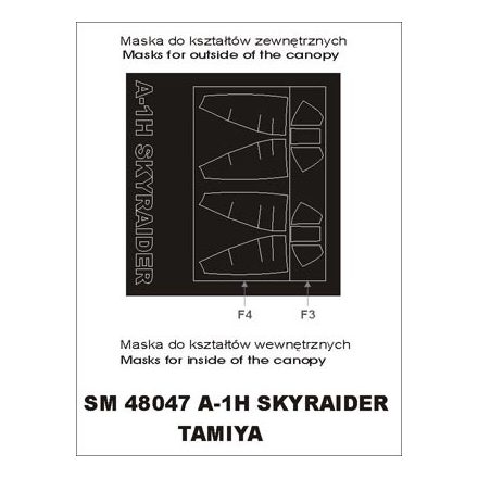 Montex A-1H Skyraider (Tamiya) maszkoló