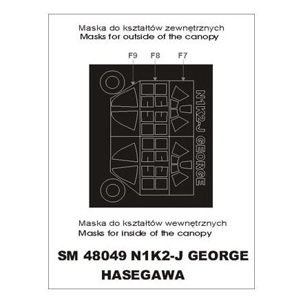 Montex N1K2 J George (Hasegawa) maszkoló