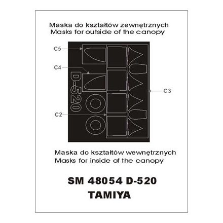 Montex D-520 (TAMIYA) maszkoló