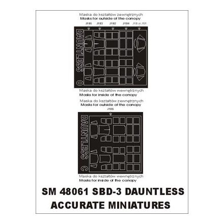 Montex SBD-3 Dauntless (ACC. Miniatures) maszkoló