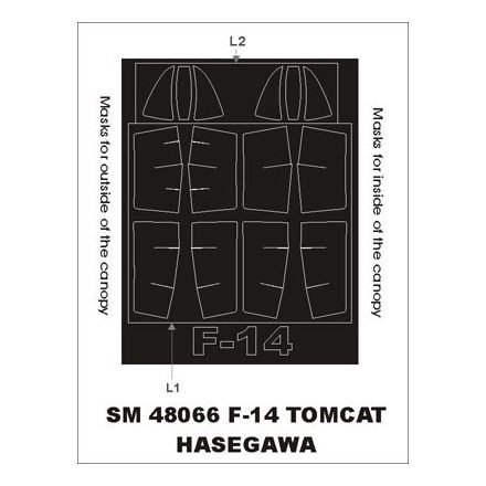 Montex F-14 Tomcat (Hasegawa) maszkoló