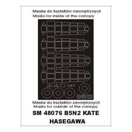 Montex B5N Kate (Hasegawa) maszkoló