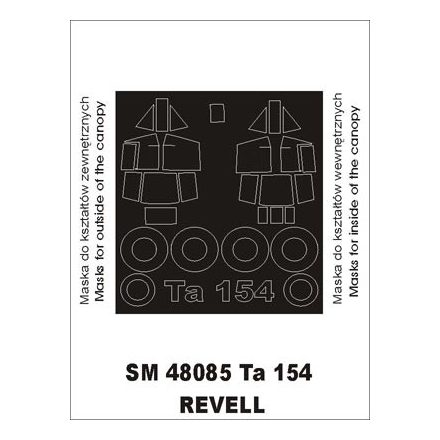 Montex Ta 154 (Revell) maszkoló