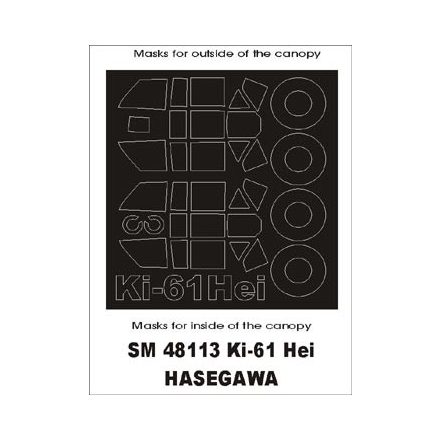 Montex Ki-61 Hei (Hasegawa) maszkoló