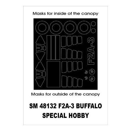 Montex F2A3 Buffalo (Special Hobby) maszkoló