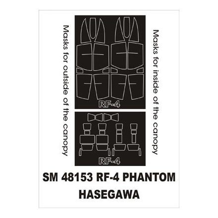 Montex RF-4 Phantom (Hasegawa) maszkoló