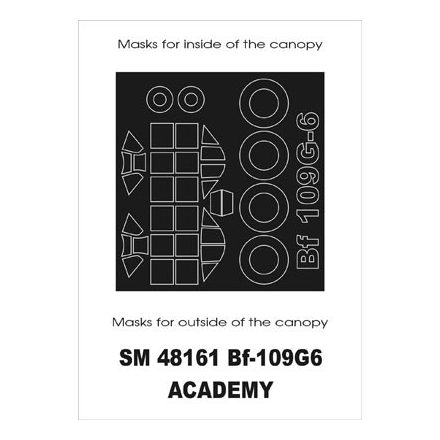 Montex Bf-109G6 (Academy) maszkoló