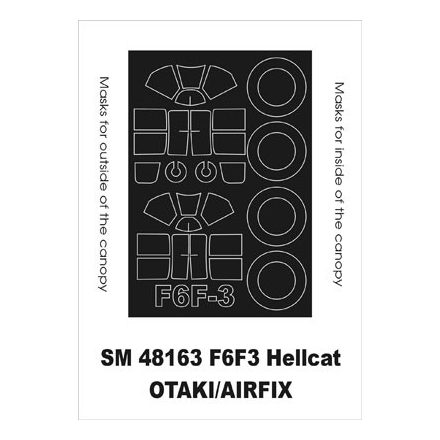 Montex F6F-3 Hellcat (Airfix) maszkoló