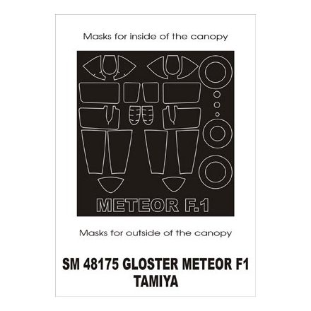 Montex Gloster Meteor FI (Tamiya) maszkoló