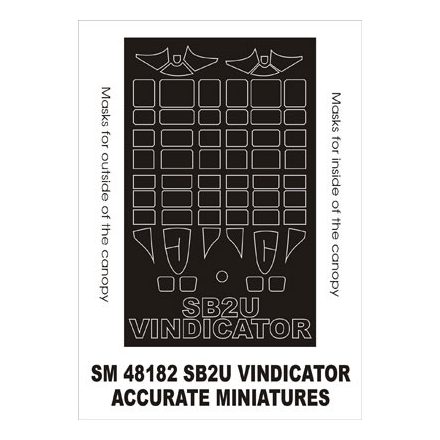 Montex SB2U Vindicator (ACC. Miniatures) maszkoló