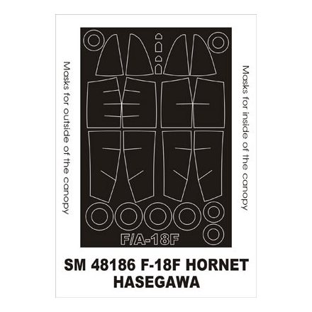 Montex F/A-18 Hornet (HASEGAWA) maszkoló