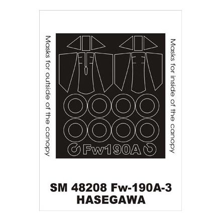 Montex Fw 190A-3 (HASEGAWA) maszkoló