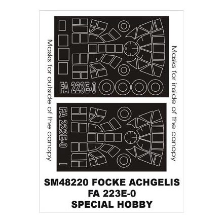 Montex Focke-Achgelis FA223 (Special Hobby) maszkoló