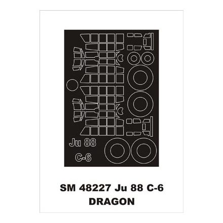 Montex Ju 88C-6 Night Fighter (Dragon) maszkoló