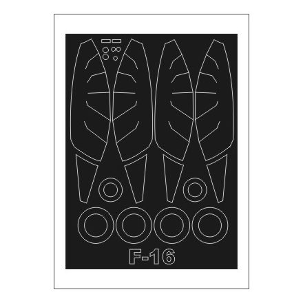 Montex F-16 (Tamiya) maszkoló