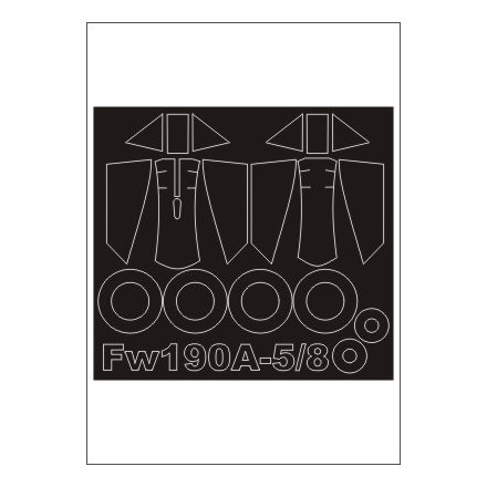 Montex Fw 190A-5 (HASEGAWA) maszkoló