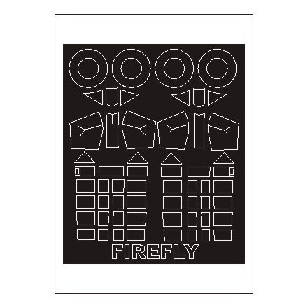 Montex Fairey Firefly (AZ MODELS) maszkoló