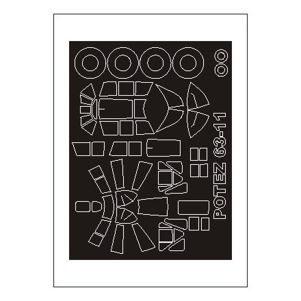 Montex Potez 63-11 (Azur) maszkoló