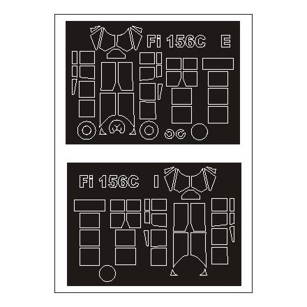 Montex Fi 156 Storch (Tamiya) maszkoló