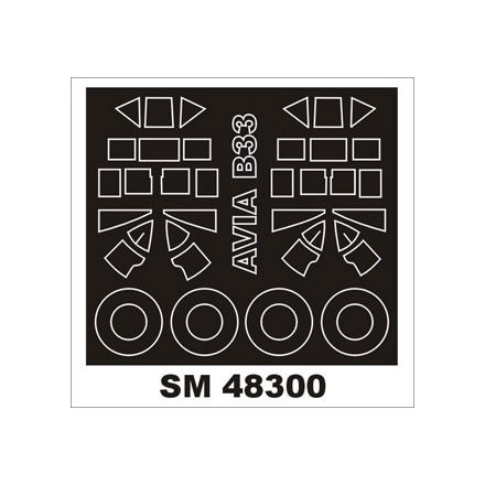 Montex Avia B-33 (Special Hobby) maszkoló
