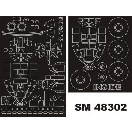 Montex Avro Lancaster B Mki/III (Tamiya) maszkoló