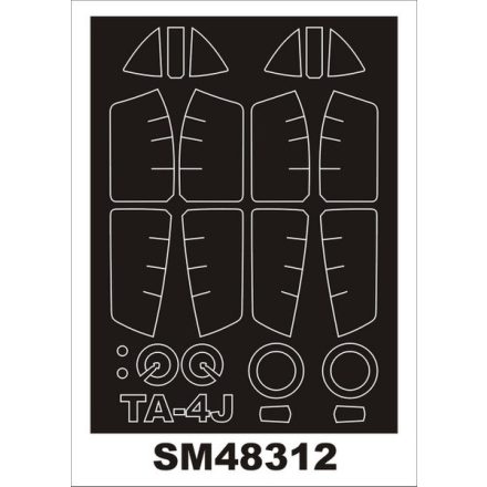 Montex TA-4 Skyhawk (HASEGAWA) maszkoló