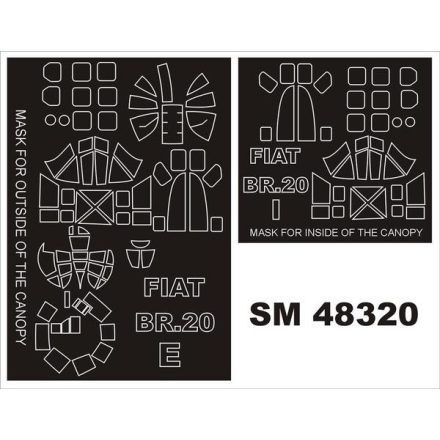 Montex FIAT BR-20 (Special Hobby) maszkoló