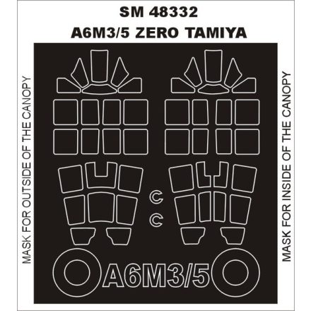 Montex A6M3/3a/5 ZERO (TAMIYA) maszkoló