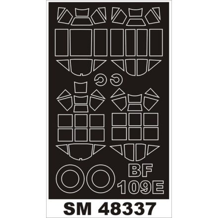Montex Bf 109E (AIRFIX) maszkoló