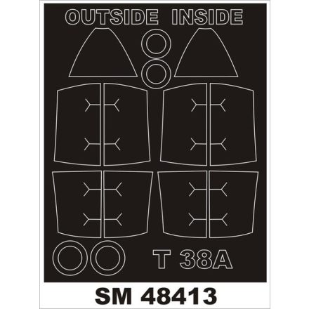 Montex T-38A Talon (TRUMPETER) maszkoló