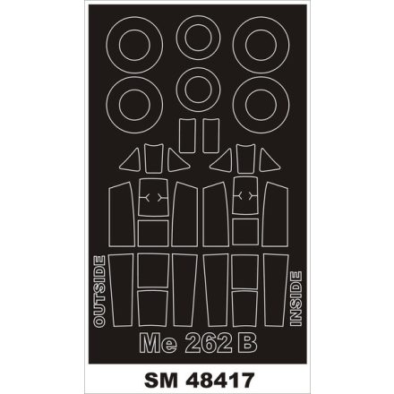 Montex Me 262B (HOBBY BOSS) maszkoló