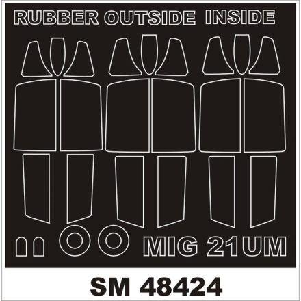Montex MiG-21UM (TRUMPETER) maszkoló