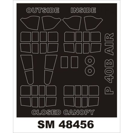 Montex P-40B (AIRFIX) maszkoló
