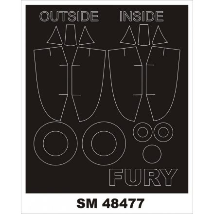 Montex SEA FURY FB.11 (AIRFIX) maszkoló