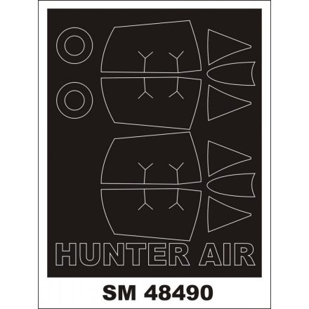 Montex Hunter F.6 (AIRFIX) maszkoló