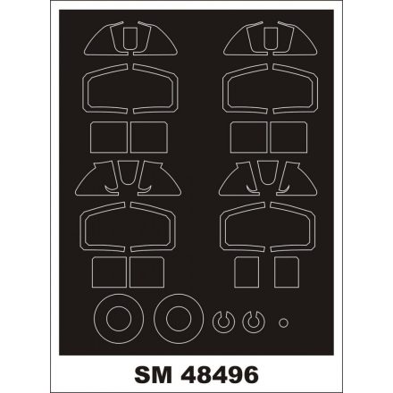 Montex Spitfire Mk.I (TAMIYA) maszkoló