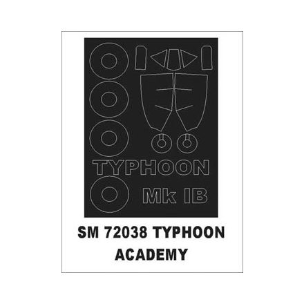 Montex Hawker Typhoon (Academy) maszkoló