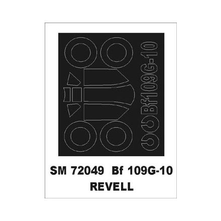 Montex Bf-109G-10 (Academy) maszkoló