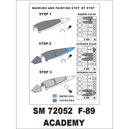 Montex F-89 (Academy) maszkoló