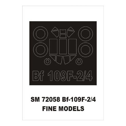 Montex Bf 109F-2/4 (Fine Models) maszkoló