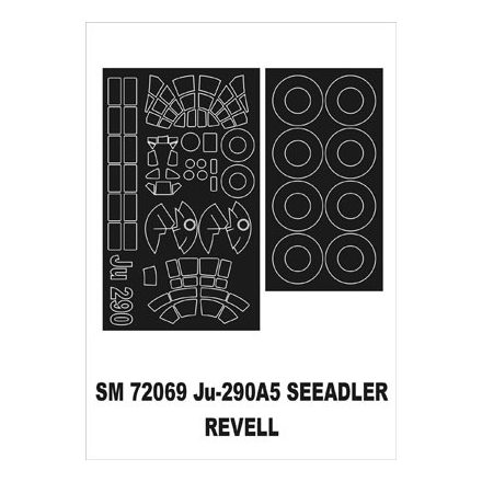 Montex Junkers Ju 290A5 (Revell) maszkoló