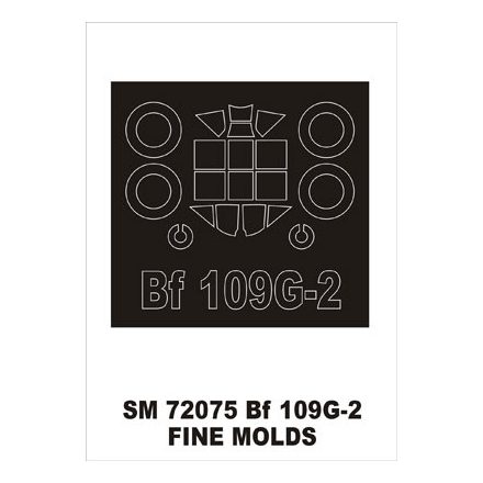 Montex Bf 109G-2 (Fine Models) maszkoló