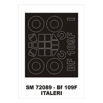 Montex Bf 109F (Italeri) maszkoló