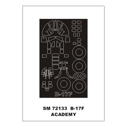 Montex B-17F (Academy) maszkoló