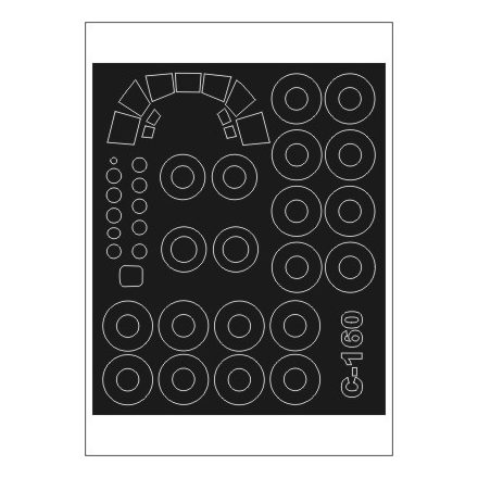 Montex C-160 Transall (REVELL) maszkoló