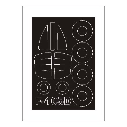 Montex F-105D (Trumpeter) maszkoló